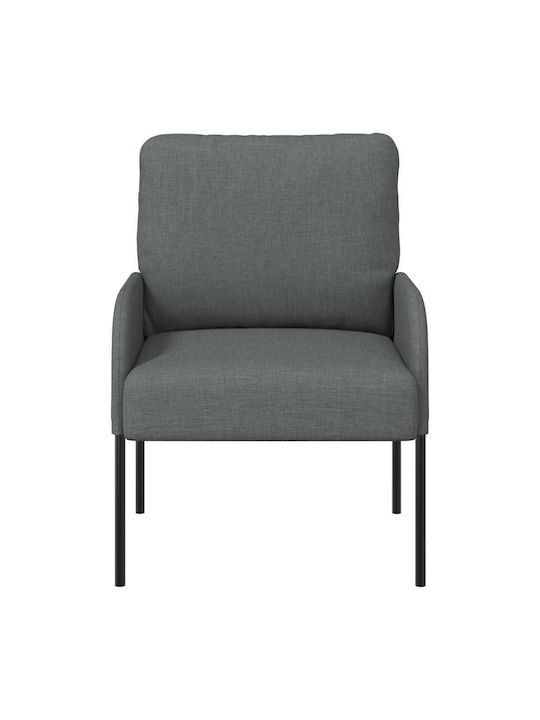 Armchair Dark Grey 60x56x80cm