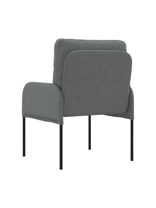Armchair Dark Grey 60x56x80cm