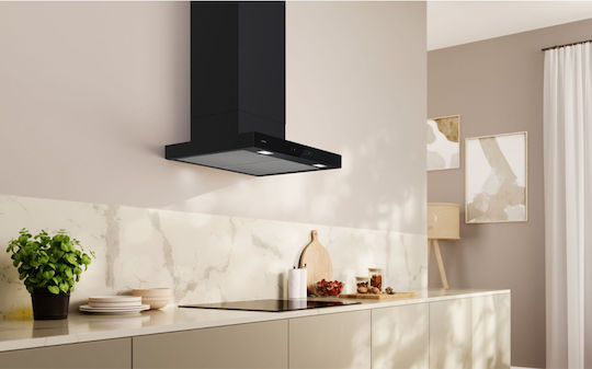 Neff Απορροφητήρας Καμινάδα 60cm Μαύρος με Wi-Fi