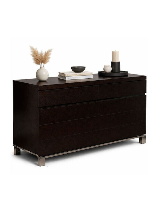 C103 Wooden Makeup Dressing Table Wenge 120x45x70cm