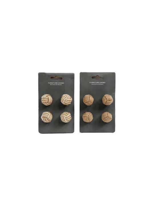 Atmosphera Πόμολο Επίπλου από Μέταλλο Beige HH5960 4τμχ Atmosphera Πόμολο Επίπλου από Μέταλλο Beige HH5960 4τμχ