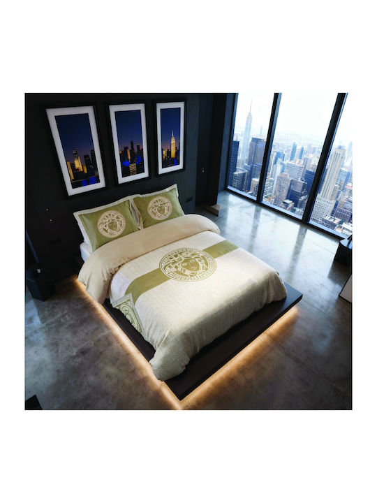 Makis Tselios Home Coverlet Queen Size Green 220x240cm