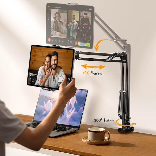 Lisen Mobile Stand with Arm in Black color YL0223060007
