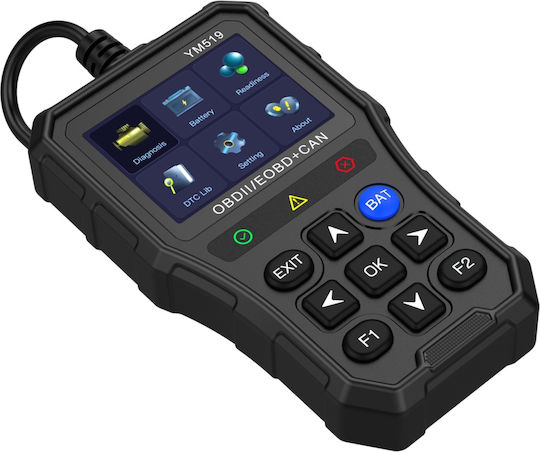 Instrument de diagnostic auto cu ecran OBD 2 cu cablu