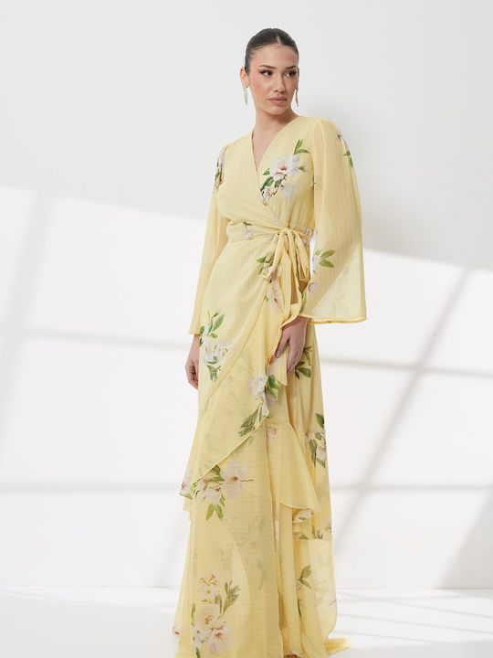 Maxi Dress for Wedding - Christening Yellow