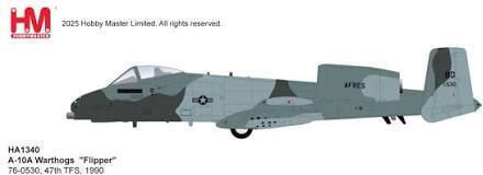 Fairchild Republic A10a Thunderbolt Ii Warthog Usaf Scale 1:72 Hobbymaster Ha1340