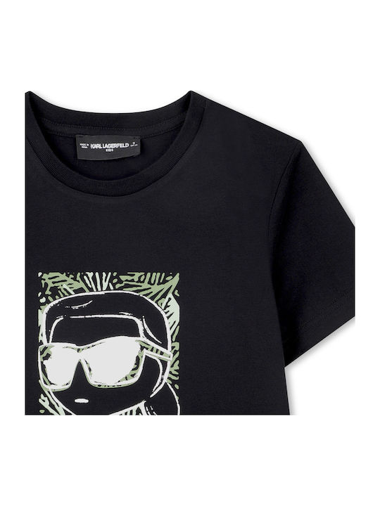Kinderhemd Kurzarm Schwarz