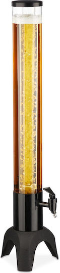 Relaxdays Distribuitor de bere Plastic cu robinet 2.5lt