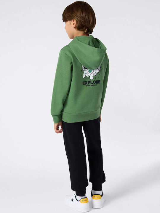 Kids Clothing Set with Pants Winter 2 Pieces Green Blue