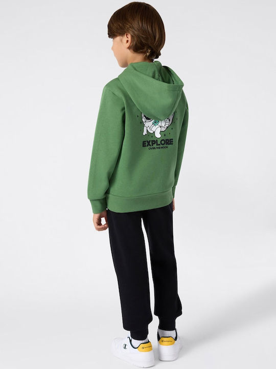 Kids Clothing Set with Pants Winter 2 Pieces Green Blue