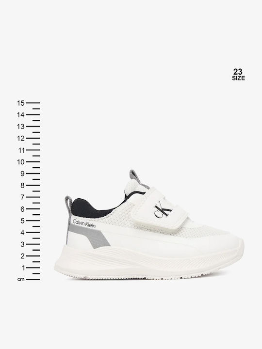 Παιδικά Sneakers με Σκρατς Λευκά