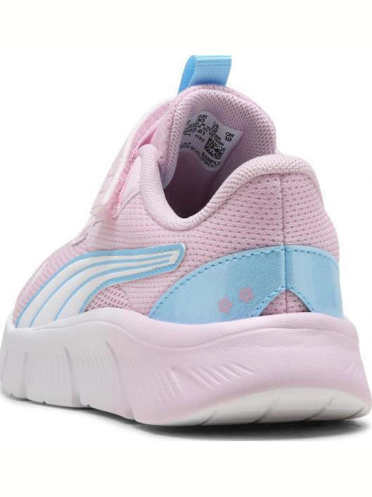 Παιδικά Sneakers με Σκρατς & Φωτάκια Ροζ