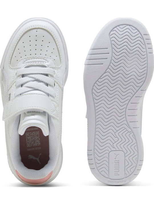Kinder Sneaker mit Bügel- und Schleifenverschluss & Lichtern Weiß