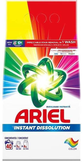 Ariel Detergent Colorat Pulbere Pentru Haine 3kg 40 Doze