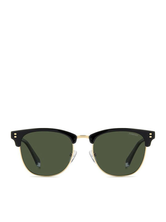 Polaroid Unisex Sunglasses with Black Metallic Frame and Black Lens PLD4196/S/X 2M2/UC