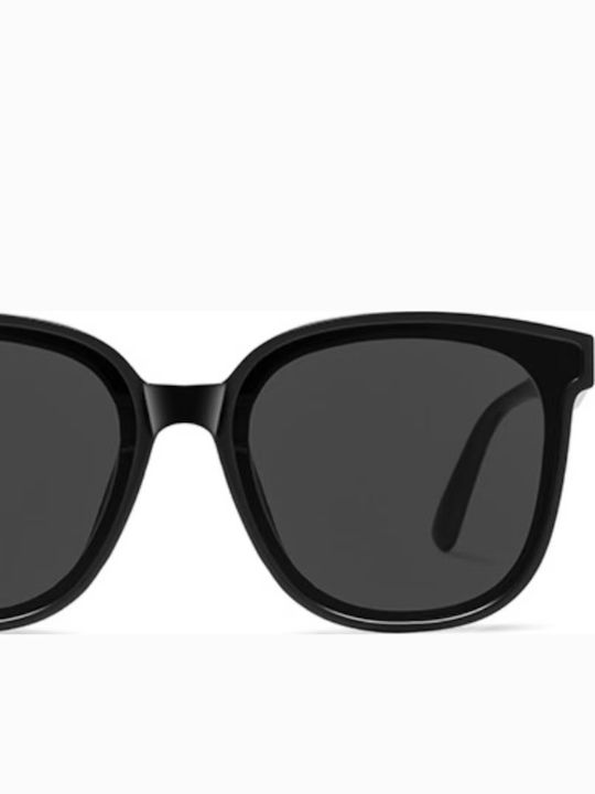 King Unisex Γυαλιά Ηλίου με Μαύρο Σκελετό και Μαύρο Polarized Φακό SUNKI345-SN006