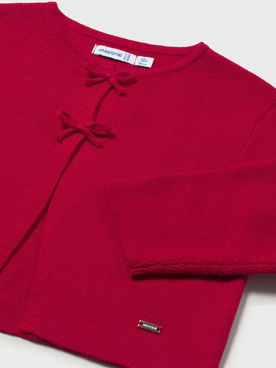Kinder-Strickjacke Rot