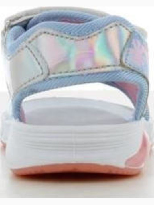 Kids' Sandals with Velcro & Lights Light Blue