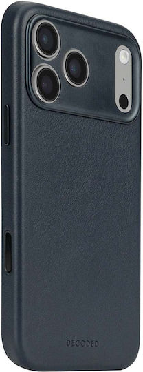 Decoded Case Iphone 17 Pro Max Magsafe In Shockproof Leather Blue