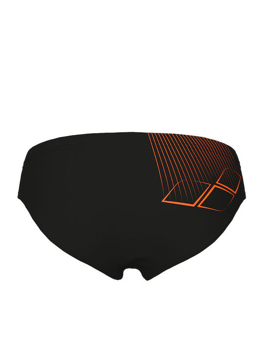 Arena Kinder Badeanzug Badeslips Black/team Orange