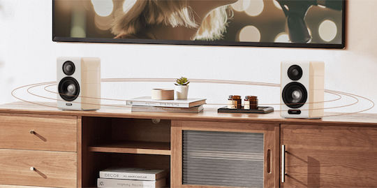 Edifier S880DB MKII Αυτοενισχυόμενα Ηχεία με Bluetooth 88W (Ζεύγος) Καφέ