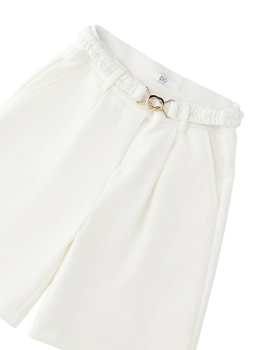 Kids' Shorts/Bermudas Fabric White