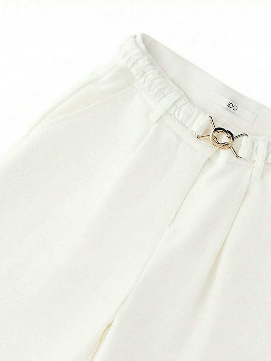Kids' Shorts/Bermudas Fabric Ecru