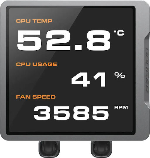 Cougar Poseidon Vistek PRO Υδρόψυξη AIO CPU με 2 Ανεμιστήρες 120mm και ARGB Φωτισμό