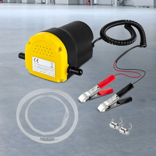 Pompă Transfer Diesel 12V 45l/min Bypass Autoamorsantă Electrică Pompă Motorină Cleme Furtunuri Incluse