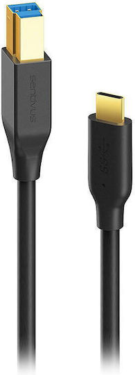 Cablu Usb 3.0 Sentivus Tip B Tată La Usb-c Tată 1m Se-u302-100