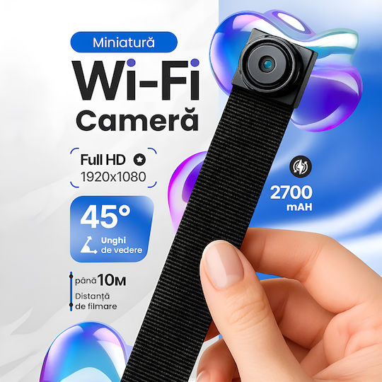 Hidden Camera Mini WiFi 1080p with Memory Card Slot