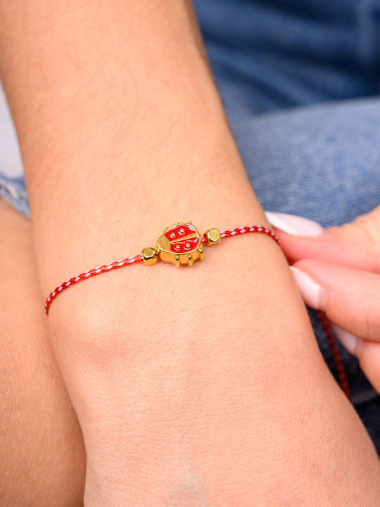 Philio Women's Bracelet Martaki Gold Plated