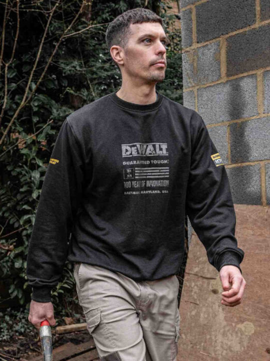 DEWALT Work Sweatshirt Black