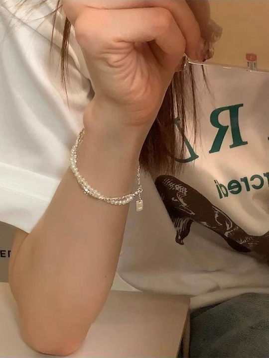 Damen Armband mit Design Herz aus Silber