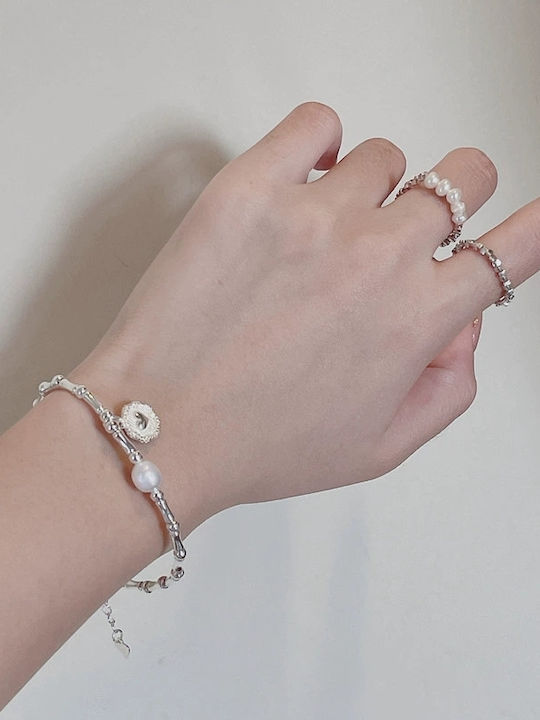 Women's Bracelet with design Heart made of Silver
