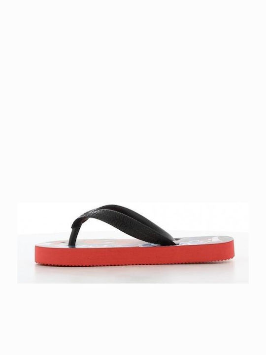 Șlapi pentru copii Flip Flops Spider-Man Negre