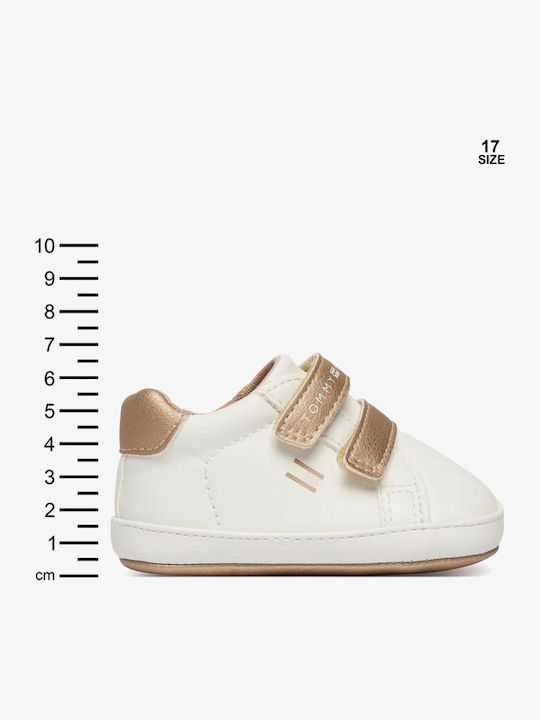 Tommy Hilfiger Βρεφικά Sneakers Αγκαλιάς Μπεζ