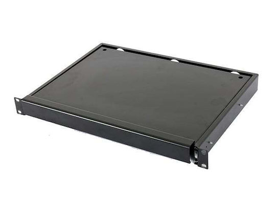 Suport De Susținere Pentru Tastatură 1u Rack 19" Adâncime 300mm Dulapuri Rack De Diferite Adâncimi Negru "spkp-1u300-bk-03"