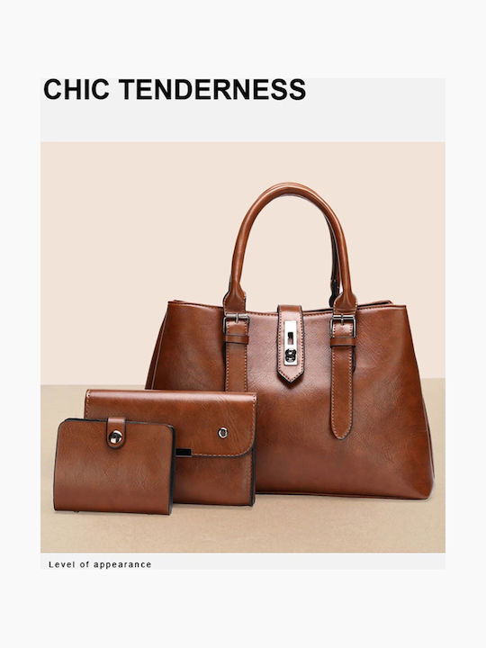 Set Women's Bag Shoulder Tabac Brown