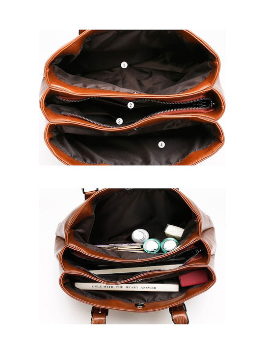 Set Women's Bag Shoulder Tabac Brown