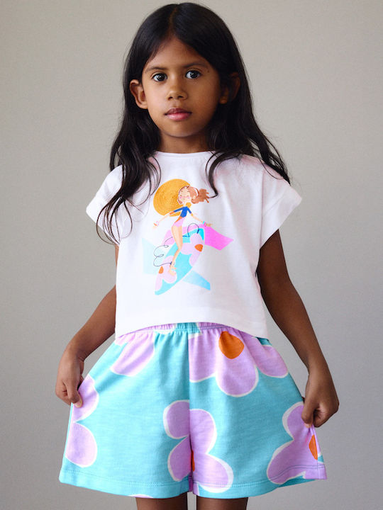 Kids' Set with Shorts Summer 2pcs Lilac
