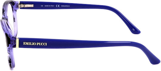 Emilio Pucci Rame Ochelari Pentru Femei Acetat Violet EP2716 404