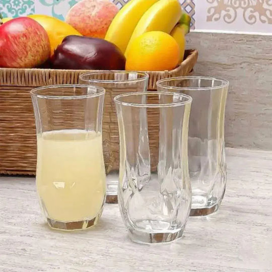 Set Pahare Pentru Apă Și Cocktail Din Sticlă 330ml 6 Bucăți