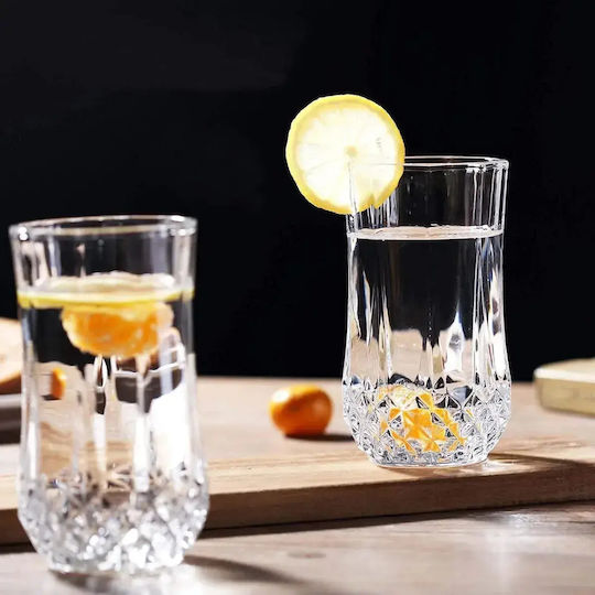 Set Pahare Pentru Apă Și Cocktail Din Sticlă 330ml 6 Bucăți
