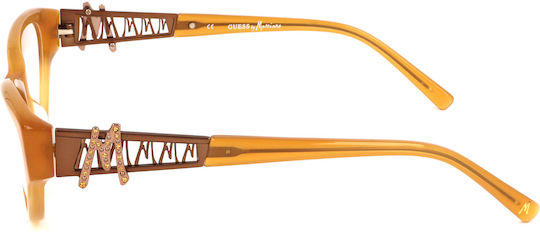 Guess Plastic Eyeglass Frame Cat Eye Brown GM0136 A15