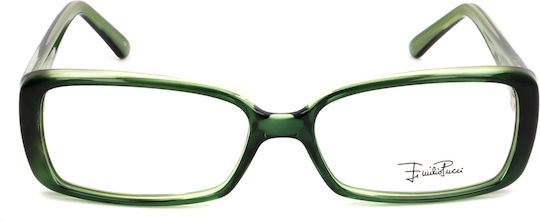 Emilio Pucci Damen Acetat Brillengestell Grün EP2661 304