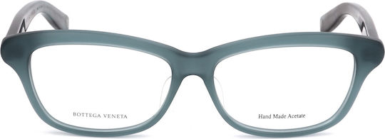 Bottega Veneta Women's Acetate Cat Eye Blue Prescription Eyeglass Frames