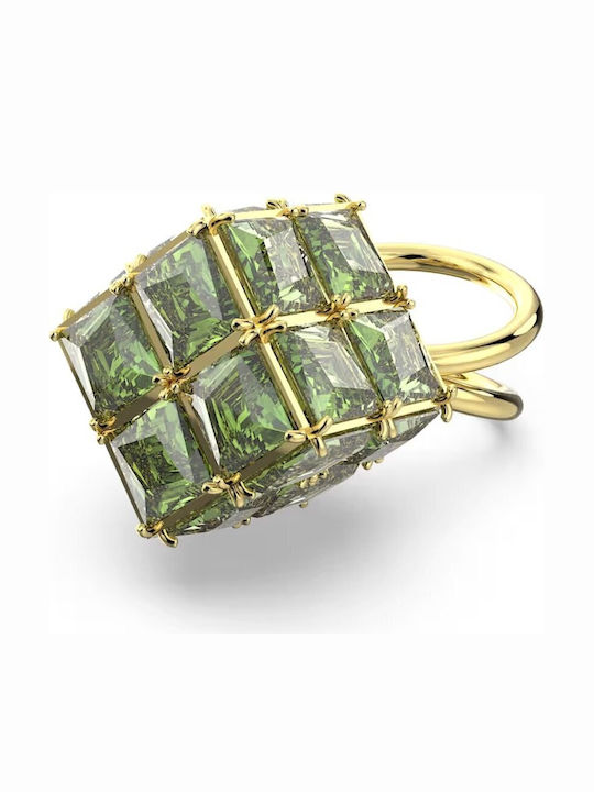 Swarovski Damen Ring mit Steinen aus Stahl