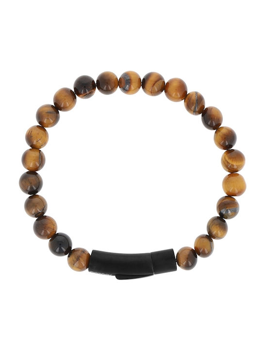 Oozoo Women's Bracelet with Eye Design Made of Stainless Steel 19.5cm