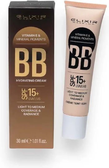 Elixir Vitamin & Mineral Pigments BB- 02 Cinnamon Licht Creme Gesicht Tag mit SPF15 30ml